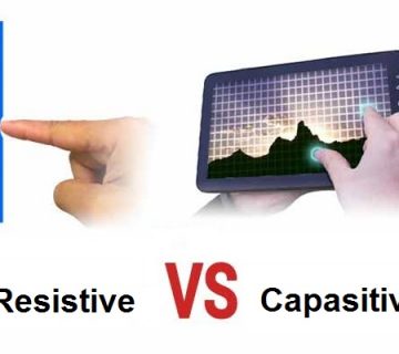 lمقایسه تاچ اسکرین مقاومتی و خازنی